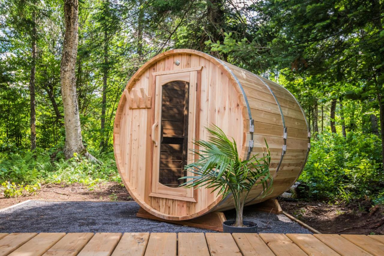 Chalet Chevreuil Zen Lac-Superieur エクステリア 写真