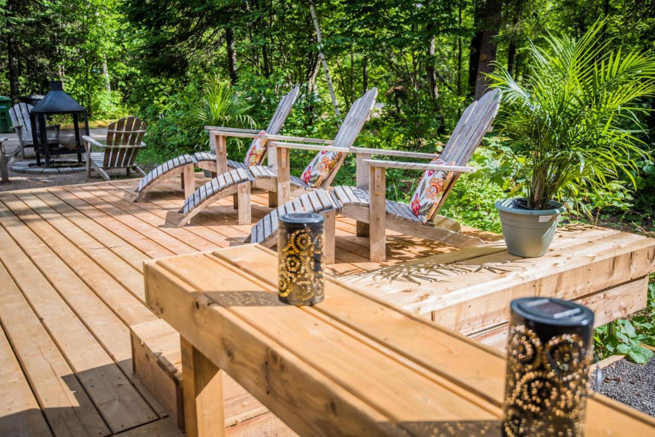 Chalet Chevreuil Zen Lac-Superieur エクステリア 写真