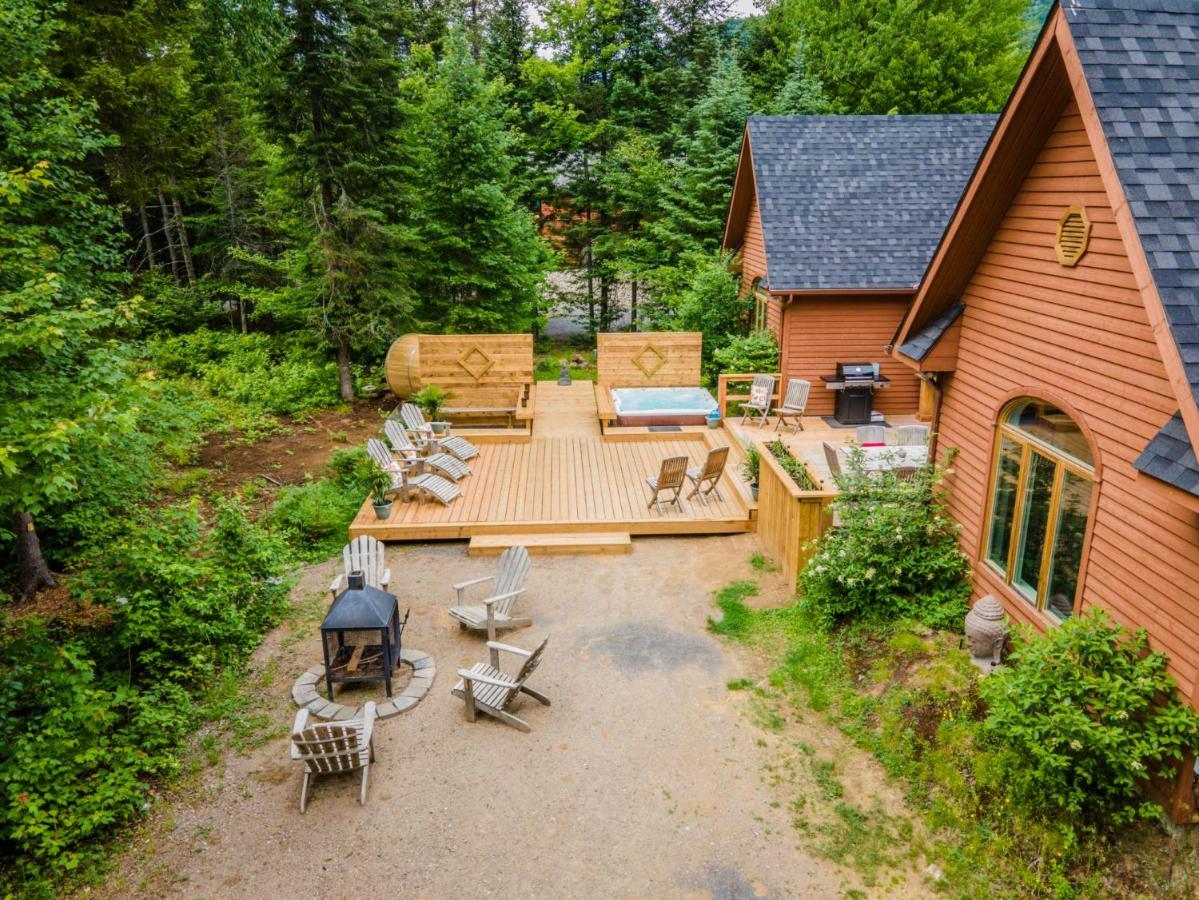 Chalet Chevreuil Zen Lac-Superieur エクステリア 写真
