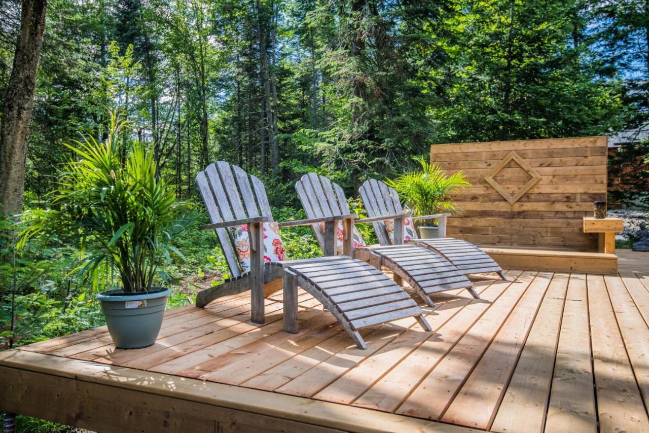 Chalet Chevreuil Zen Lac-Superieur エクステリア 写真